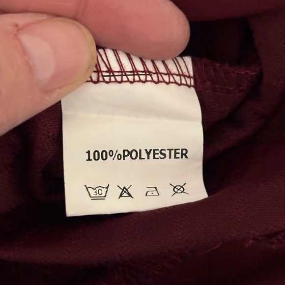 Women's Burgundy Quarter-Zip Sweatshirt - Picture 3 of 8